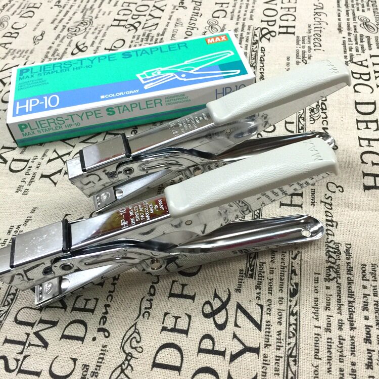 日本MAX美克司HP-10 手钳式订书机 10号手握式订书机