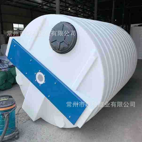 加药桶搅拌箱 5000L滚塑箱圆形牛筋桶 pe计量桶大型储水桶带电机