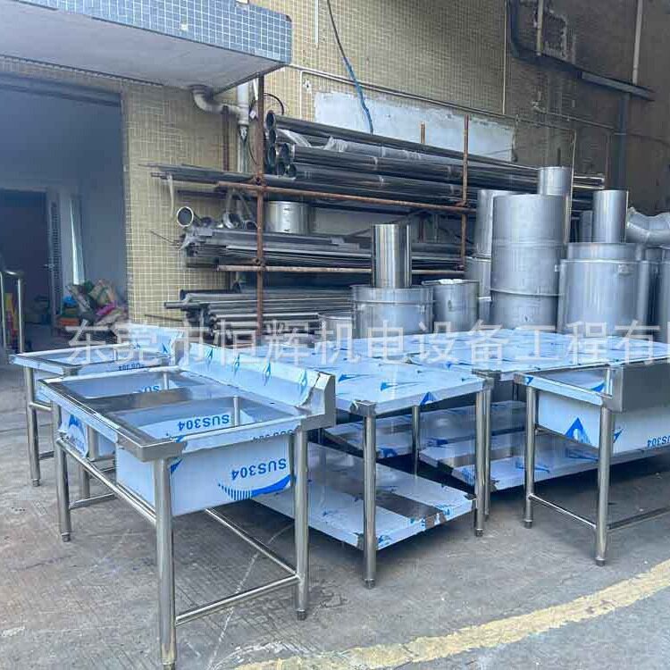 案板操作台 厨房调理台设备 不锈钢备餐台 内部容量大