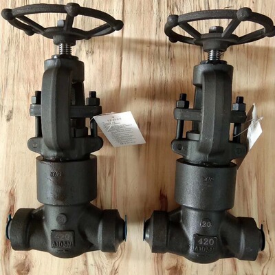 J61Y-420C锻钢A105自密封截止阀 焊接截止阀 高温蒸汽对焊截止阀