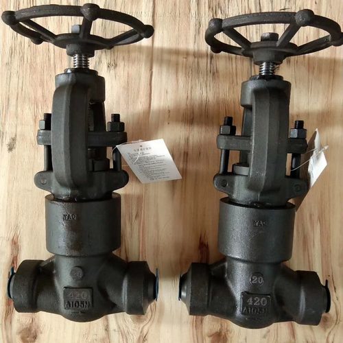 J61Y-420C锻钢A105自密封截止阀 焊接截止阀 高温蒸汽对焊截止阀