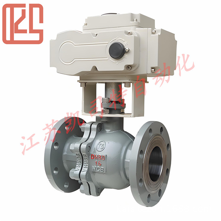 凯司特 电动法兰球阀 Q941F-16C DN100电动开关阀 电压AC380V