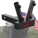 Flagpole 新款 Holder Hitch Mount 汽车旗杆座 拖车臂旗杆座