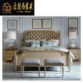 美式 新古典系列1.8米双人床欧式 1.5米床主卧公主床双人床