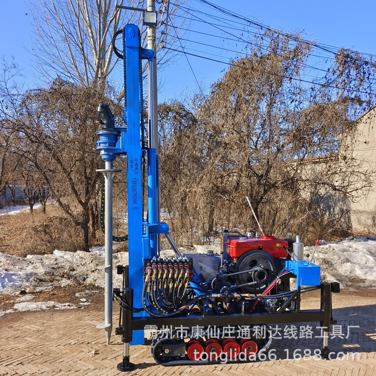 高速公路波形护栏液压打桩机