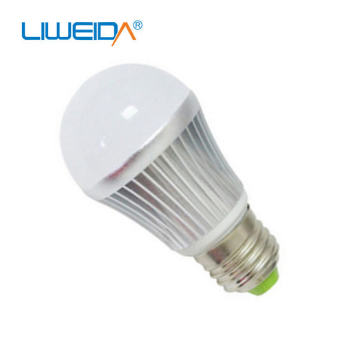 LED铝壳球泡灯高亮低光衰灯泡 5W蘑菇灯恒流电源高显色指数室内灯