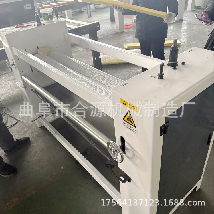 支持定制 凹凸面门板过胶机 四轮双面铝蜂窝板涂胶机 带同步轴升