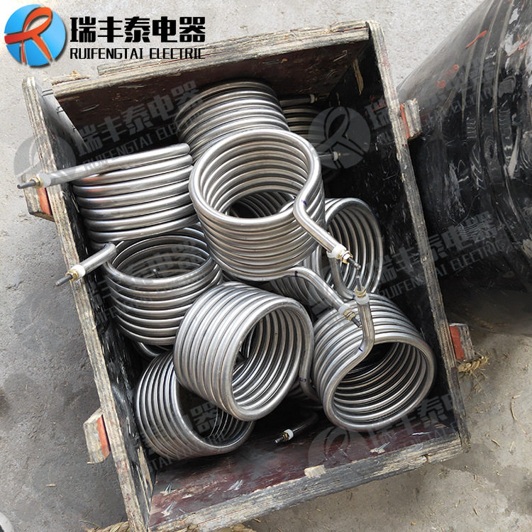 工业用液体加热管铜材质螺旋型加热管干烧加热管蒸汽加热器