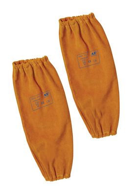 友盟AP-9116黄色防火布配弹力橡筋手袖 焊工耐磨焊接防护阻燃套袖