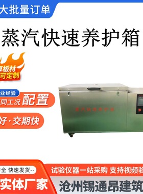 ZKY400蒸汽快速养护箱混凝土试块试件蒸汽不锈钢养护箱内外不锈钢