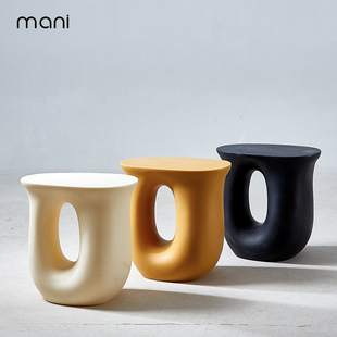 沙发边几轻奢高级感客厅茶几小户型奶油风侧边桌创意卧室床边桌子