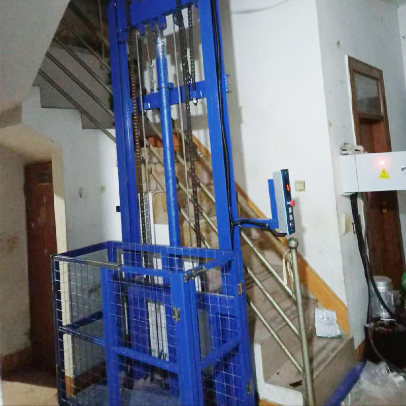厂家可定制液压导轨货梯厂房仓库提货用安全防坠落大承重液压货梯