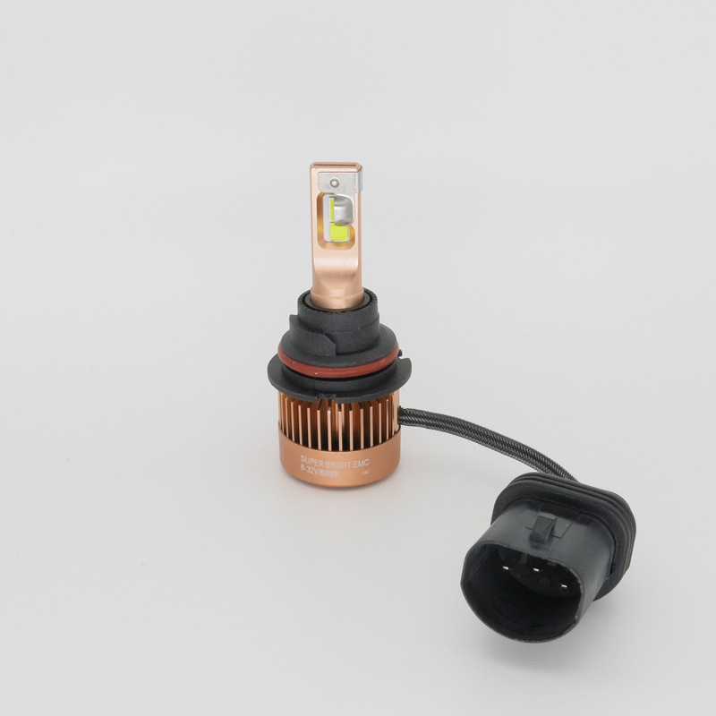 V9 55W 5500LM 6000K 9007 LED汽车前3大灯 远光 近光