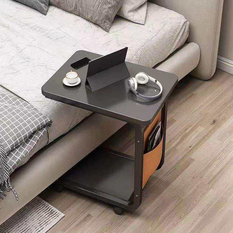 沙发边桌边几可移动小茶几简约迷你边柜轮角几方几电脑桌茶桌