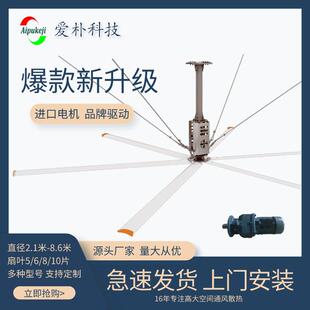 2.2KW8米工业吊扇厂房车间专用节能强劲大型通风散热排风风扇