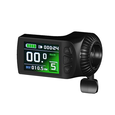 1个 黑色 塑料 自行车改装配件 KT-LCD9R 智能液晶显示仪表 SM接