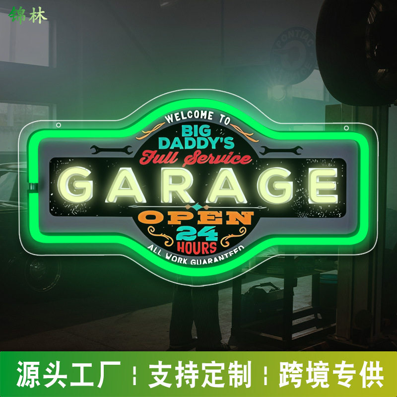 跨境霓虹灯LED发光字定制工厂