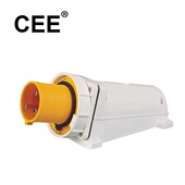 5432 4墙壁式 125A110 CEE 工业插头63A IP67 130V 5332 黄色
