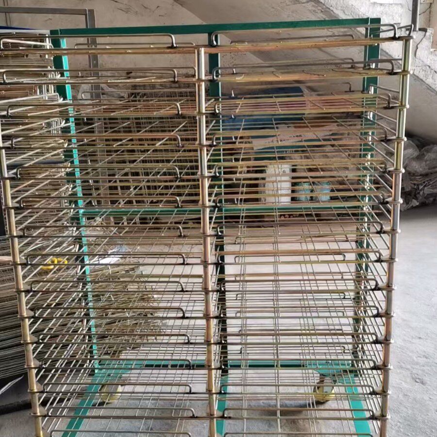 厂家批发25层普通网镀锌千层架喷塑不锈钢晾干架丝印干燥架晾胶架