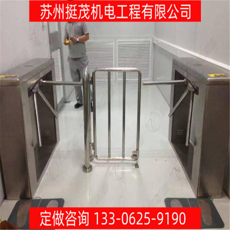 挺茂工厂直销 小区大型超市商场卖场红外感应护栏三辊摆智能闸机