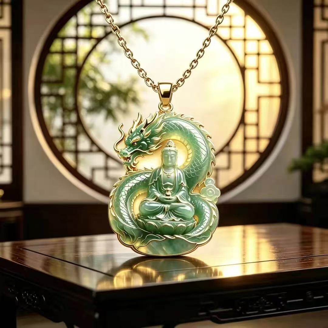 合金吊坠  【师傅推荐】新中式国风青龙吊坠 男女通用随身