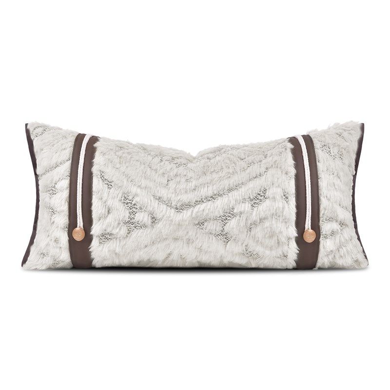 侘寂风轻奢高级感酒店样板间抱枕沙发客厅靠垫床头长方形腰枕套软