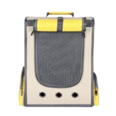 猫咪外出便携背包大容量双肩猫包折叠太空舱宠物包透气宠物用品