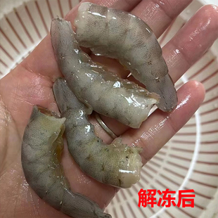 龙鱼饲料冻虾龙鱼鱼食专用虾段虾仁喂鱼冻食河虾虾肉冻河虾