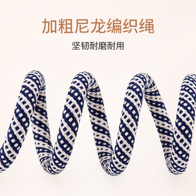 狗狗牵引绳防爆冲P链P绳遛狗防挣脱狗链子中大型犬防爆冲拴狗绳