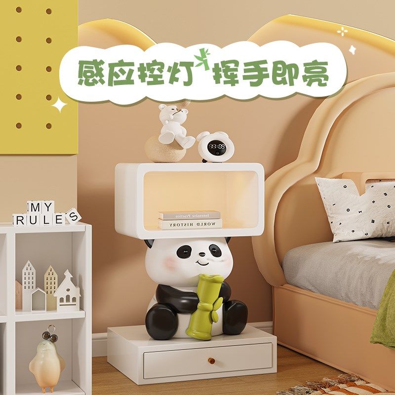 儿童房床头柜替代品创意小型极窄卡通可爱收纳柜储物柜卧室床边柜