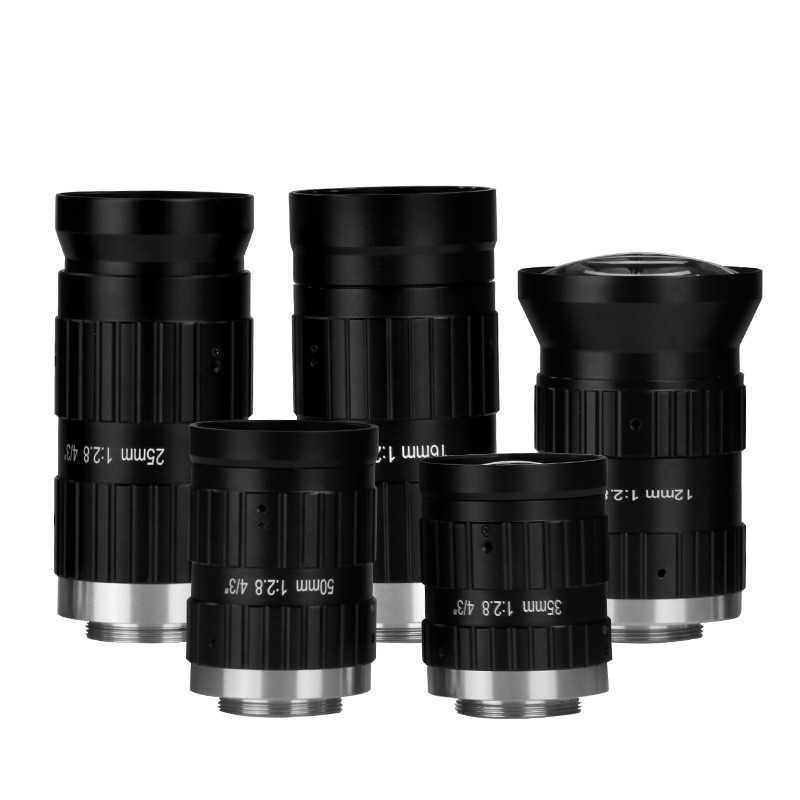 工业镜头4/3英寸千万像素高清工业相机镜头 25mmC口工业镜头视觉