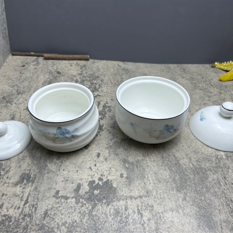 餐厅陶瓷盅家用带盖燕窝鸡蛋羹汤盅圆形碟子汉碟味碟点心碟酱料碟,厨房/烹饪用具,配菜/备菜盘,淘宝优惠券,粉丝福利购,淘宝优惠卷