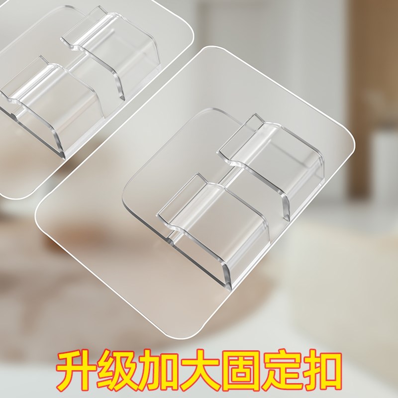 强力免钉胶多功能卡扣免打孔粘贴片免打孔置物架墙面挂钩母扣吸盘