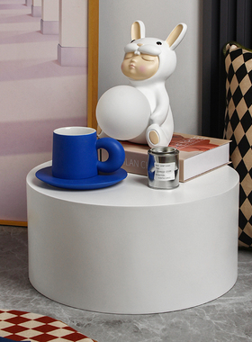 白色圆形试衣台落地摆件底座地台子加厚展示台服装店拍摄道具主播