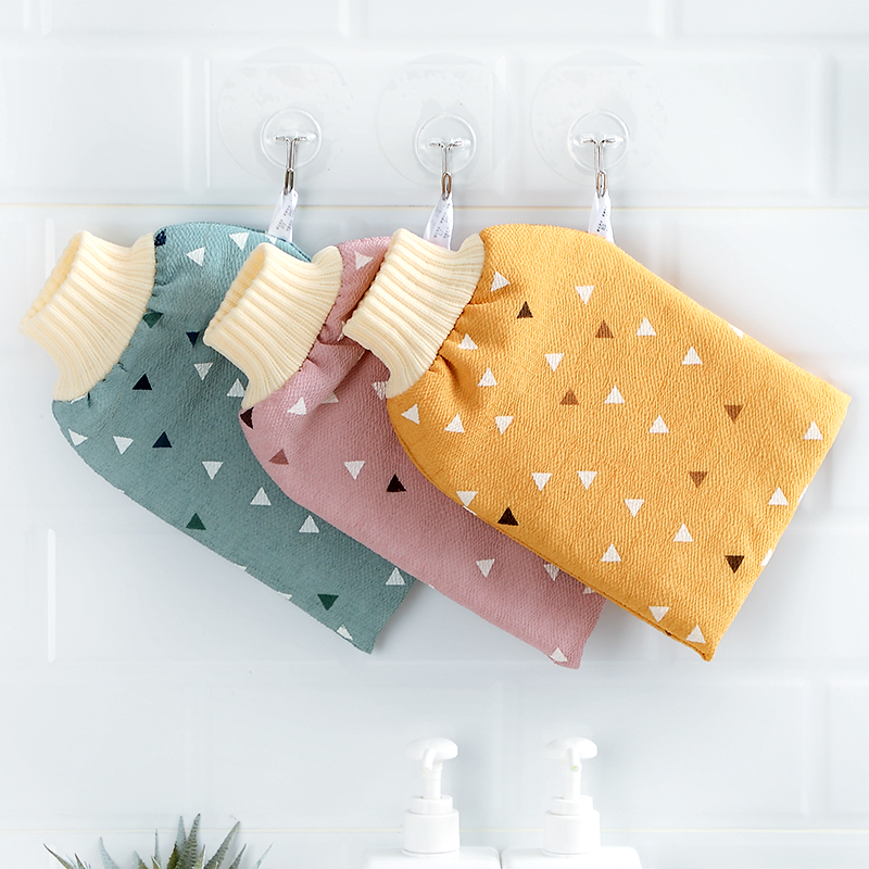 洗澡巾搓澡手套搓澡神器双面搓澡巾成人搓泥强力搓背沐浴女男韩国