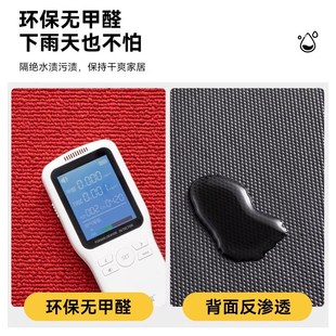 红色门前乔迁耐脏防滑门口地毯 入户门地垫进门家用脚垫2024新款
