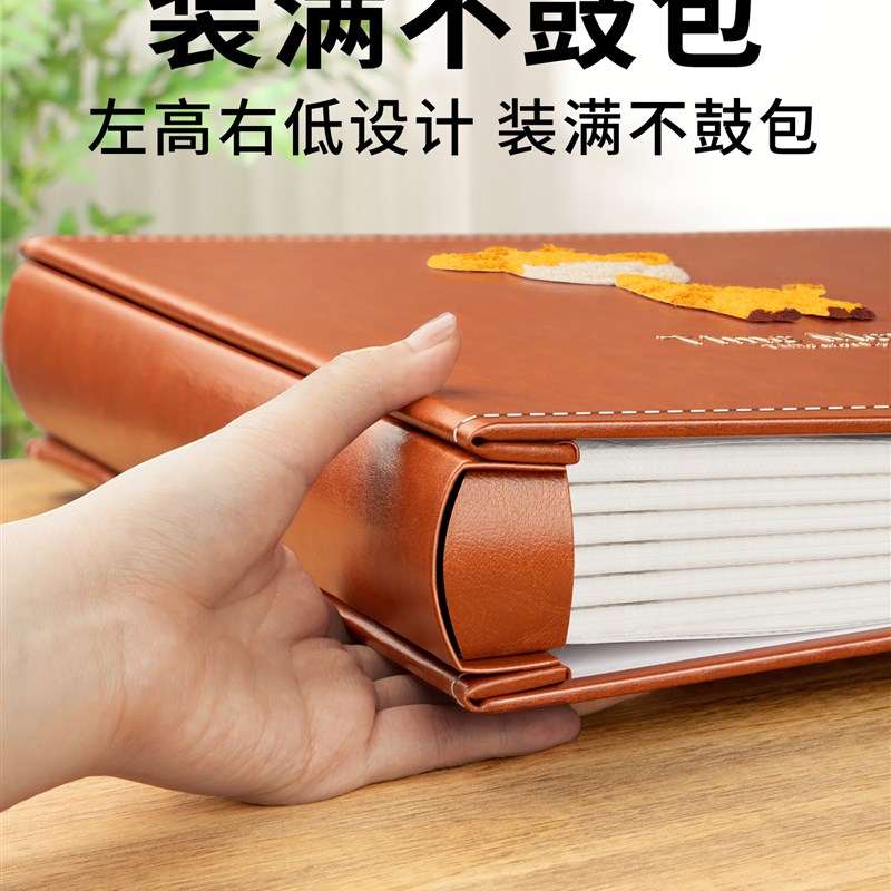 相册大容量家庭记忆相册相册56英寸的照片存储间隙儿童夫妇皮革相