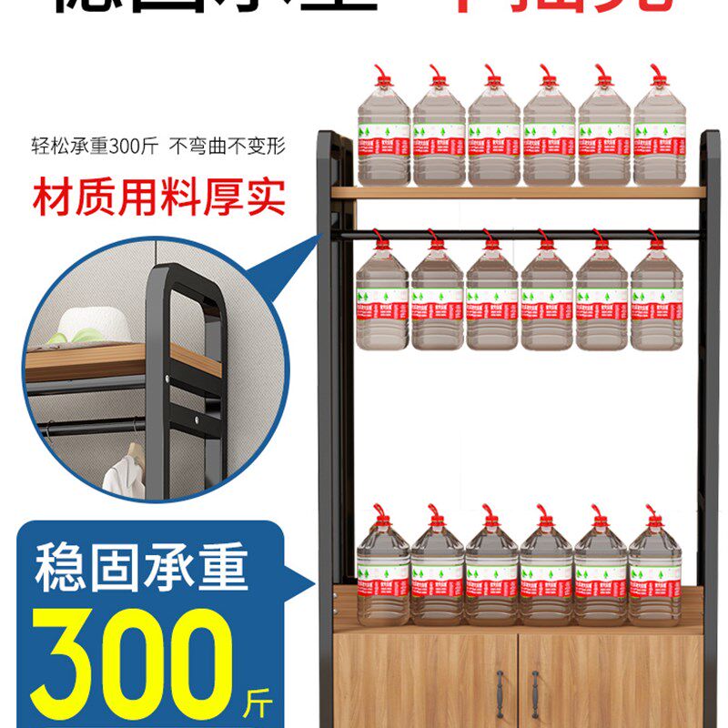 实木衣帽架落地卧室挂衣架轻奢多功能置物架家用收纳立式带柜架子
