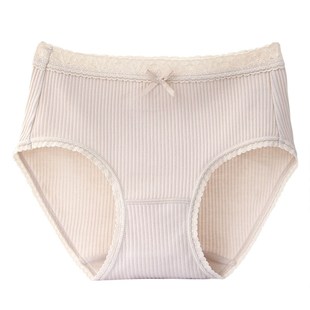 维思芙春秋中腰内裤女全棉裆舒适透气无痕纯棉少女三角短裤头