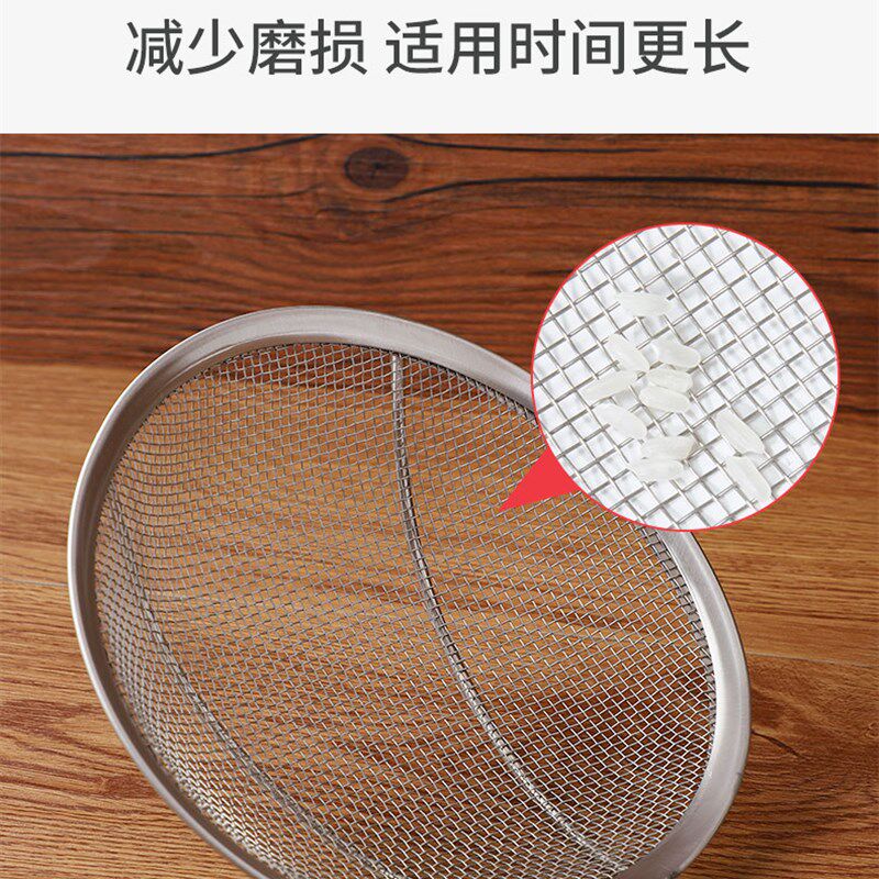 漏网大号网筛圆形捞面密网家用厨房过滤网捞饭漏勺不锈钢笊篱商用