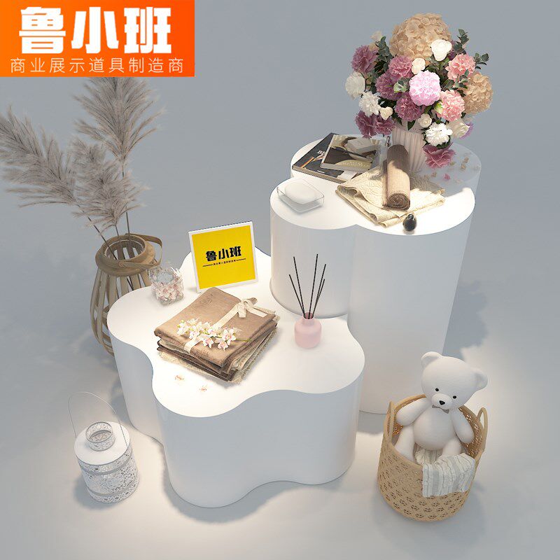 服装店中岛展示台高低流水台展示桌中间摆放女装店陈列道具展示柜,商业/办公家具,中岛/流水台,淘宝优惠券,粉丝福利购,淘宝优惠卷