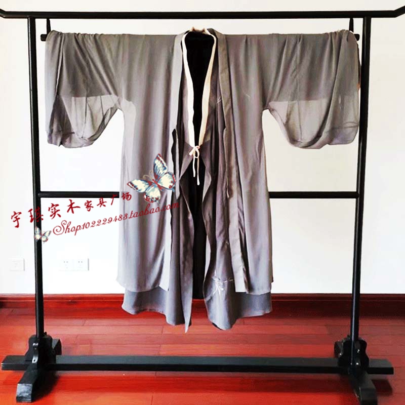 服装展示架日式衣架和服架 衣帽架衣桁架 汉服衣架 衣纹挂实木质