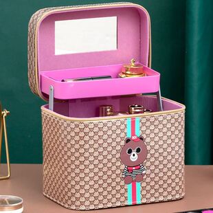 针线盒套装家用便携缝补针线包缝纫手工缝线工具化妆收纳盒化妆包