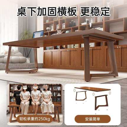 餐桌桌客厅家用小户型长方形大板出租桌SZ0145房吃饭子商用餐饮桌