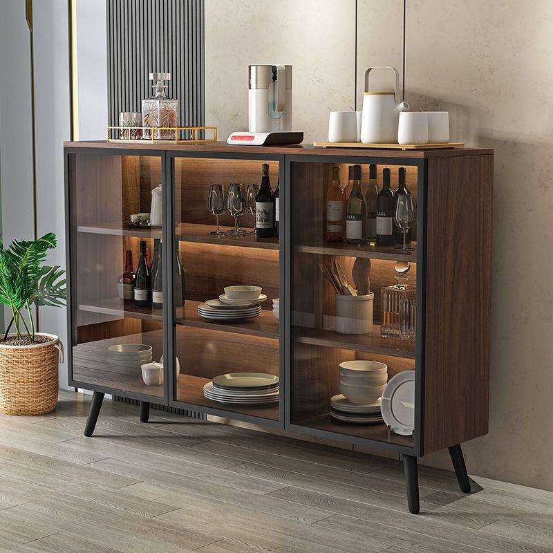 餐边关柜现代简约DLO意式极碗简轻奢客厅水柜靠墙柜厨房柜玄茶储