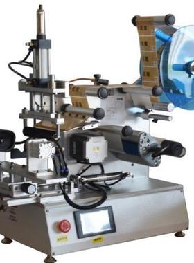 旋转高12854贴标机自动圆瓶贴标捷机平面贴速贴标半机便式不干胶