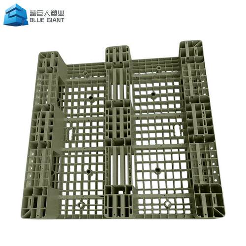 2020倍坚网格特川字塑料托盘货叉板车仓库货架工业卡架板栈铲板垫