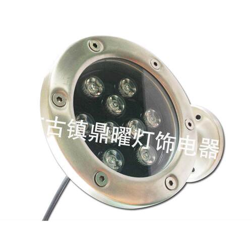 LED大功率CDB水灯水下下灯l泉ed水灯喷水底照池明灯6W鱼池灯厂家