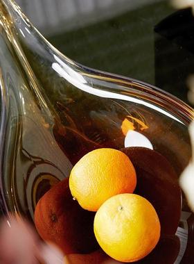 欧式现代简约琉璃指南居勺盘样板AL674299软间家装饰品客厅茶摆几