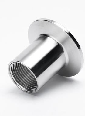 04141不锈钢快装内接头卫级卡生盘内螺纹接丝头快接卡箍式内牙快3